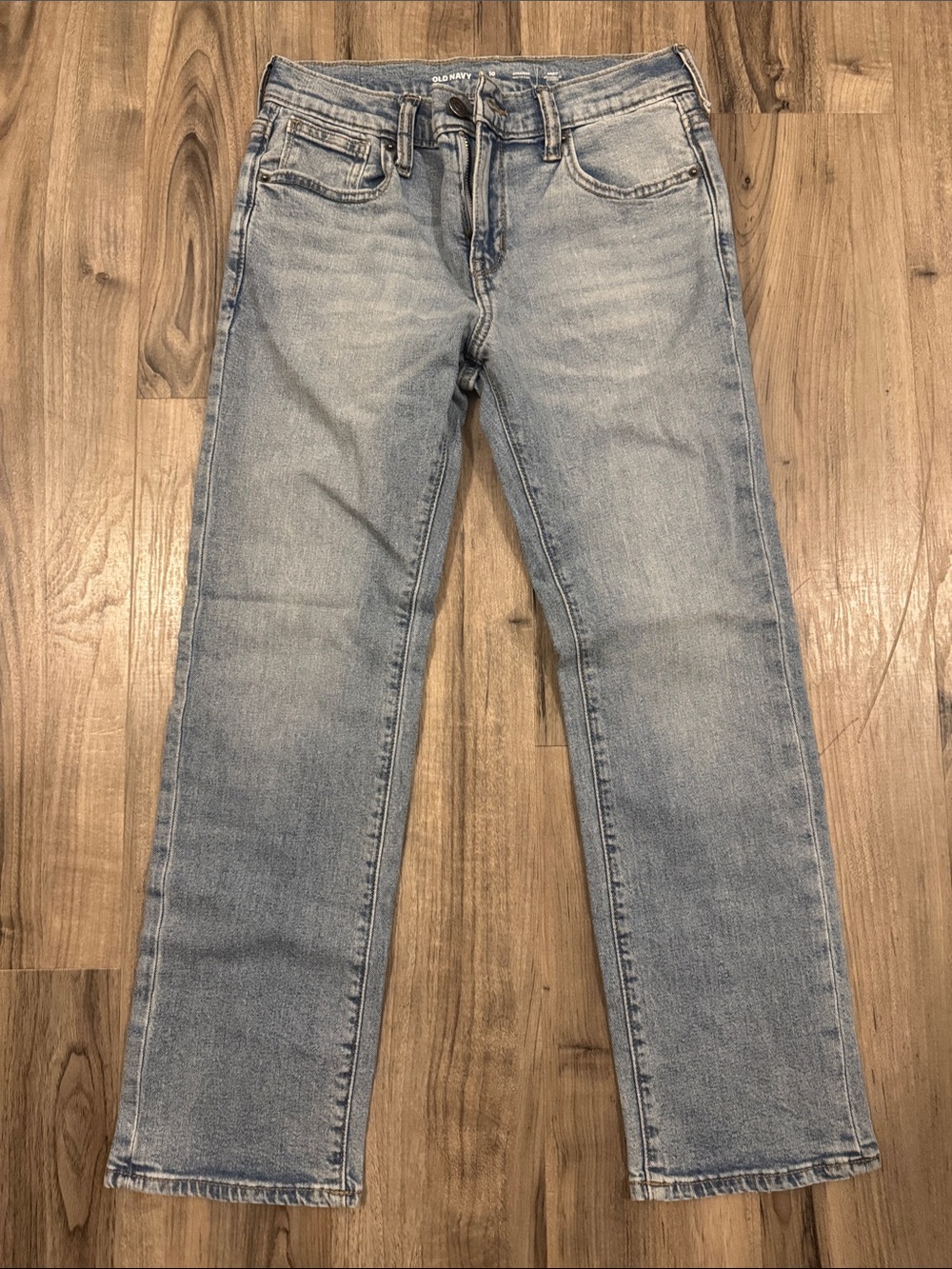 Old Navy Men's Light Blue Straight-Leg Jeans